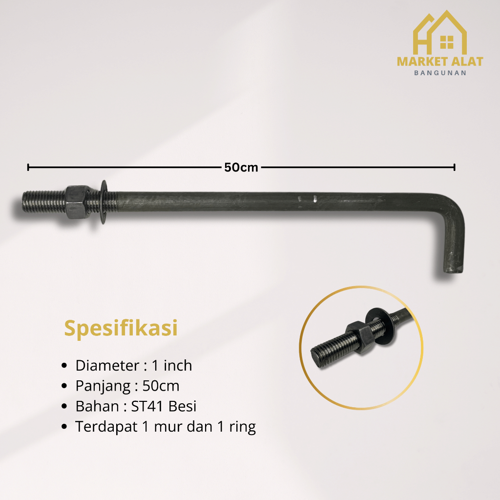 Jual Baut Angkur L Hitam 1