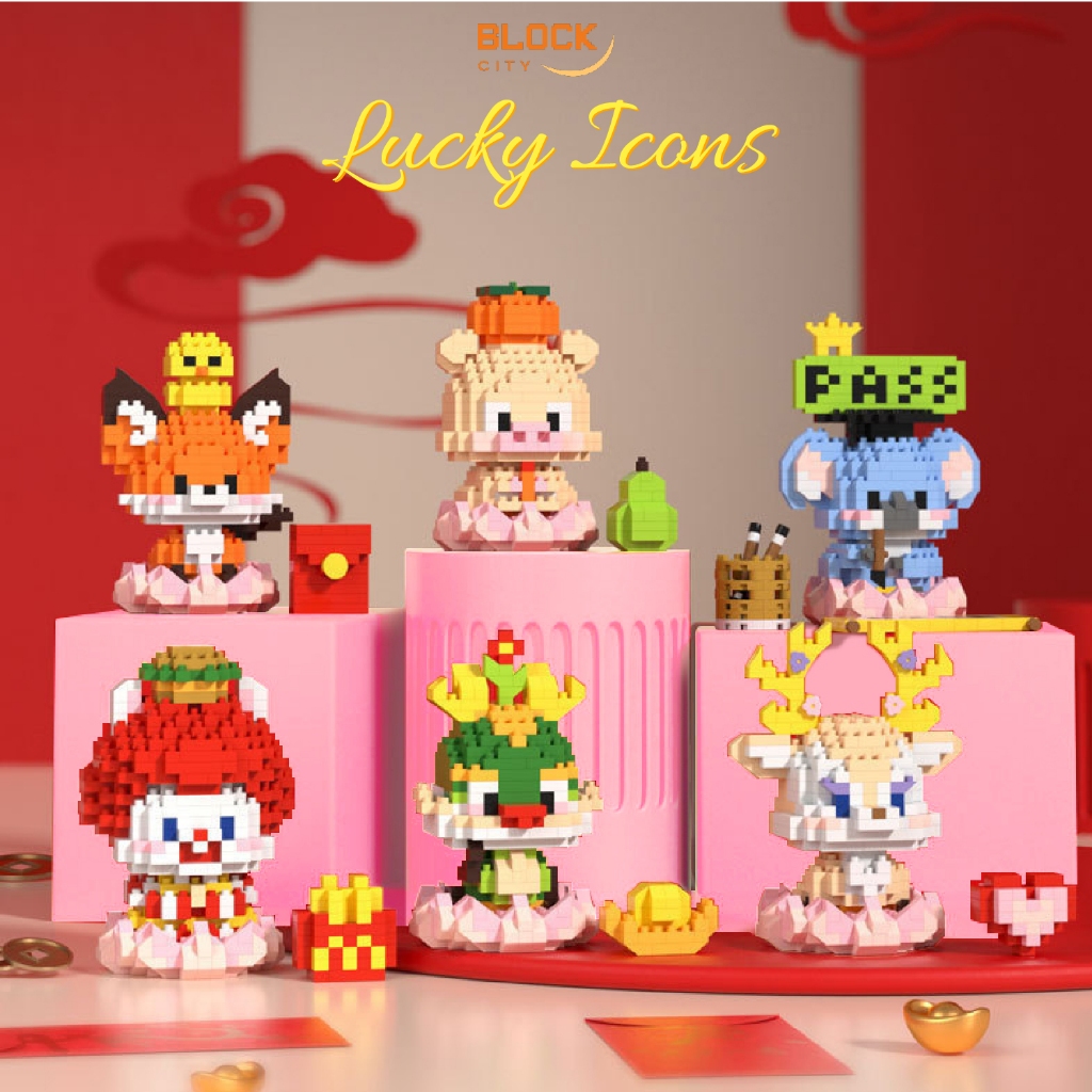 Jual Block City-CLC Lucky Icon 2024 Block Bricks Balok Susun Ikon ...