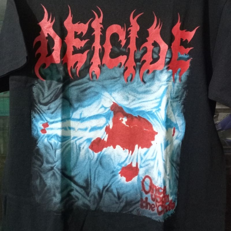 Maglietta Deicide Once Upon The Cross Nera – Uomo, 100% Ufficiale - Foto 4