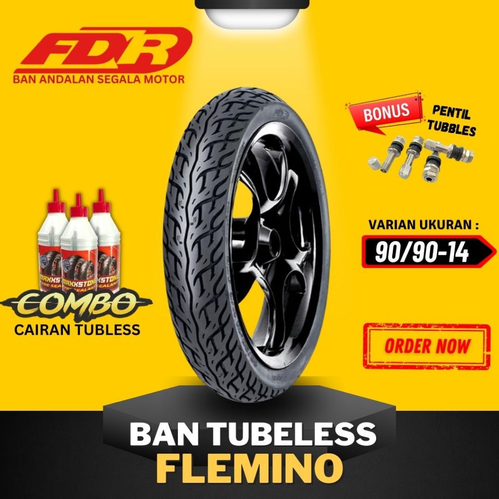 harga ban fdr flemino 90 90 ring 14