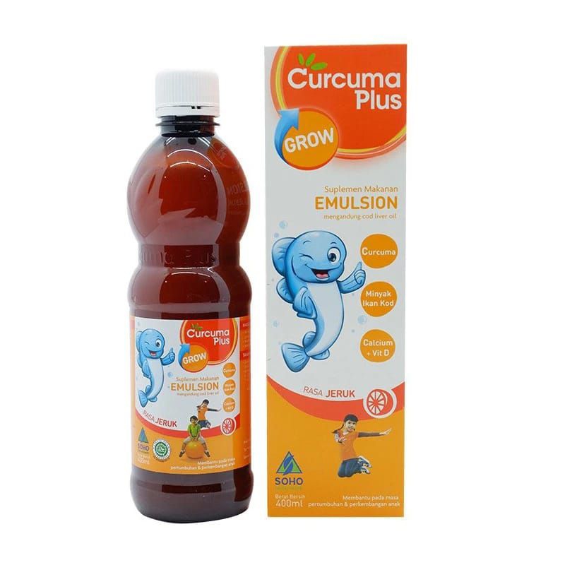 Jual Curcuma Plus Grow Emulsion Orange 400 ml | Shopee Indonesia