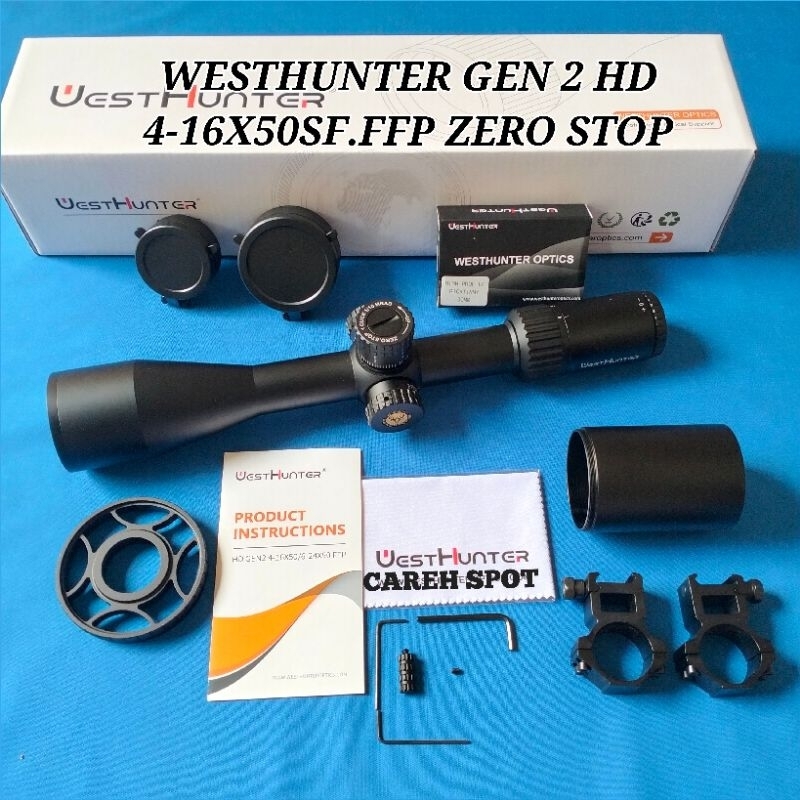 Jual Teleskop westhunter hd gen2 4-16x50SF-FFP | Shopee Indonesia