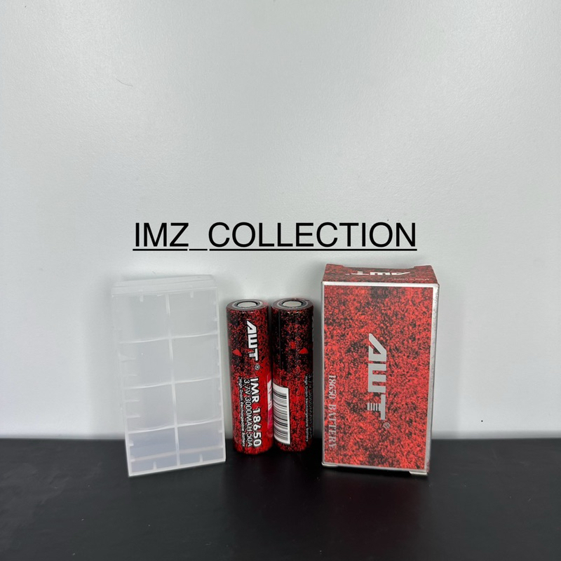 Jual BATERAI AWT HITAM 3000MAH 40 A / BATERAI AWT HITAM 18650 3.7V ...