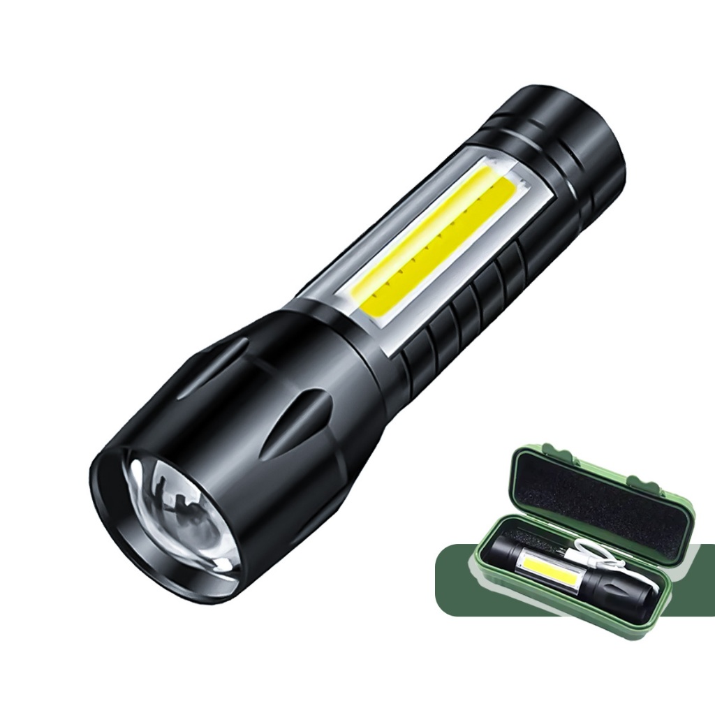 Jual Suksestech Senter Mini LED Aluminium Cas 511 Free Box 511S ...