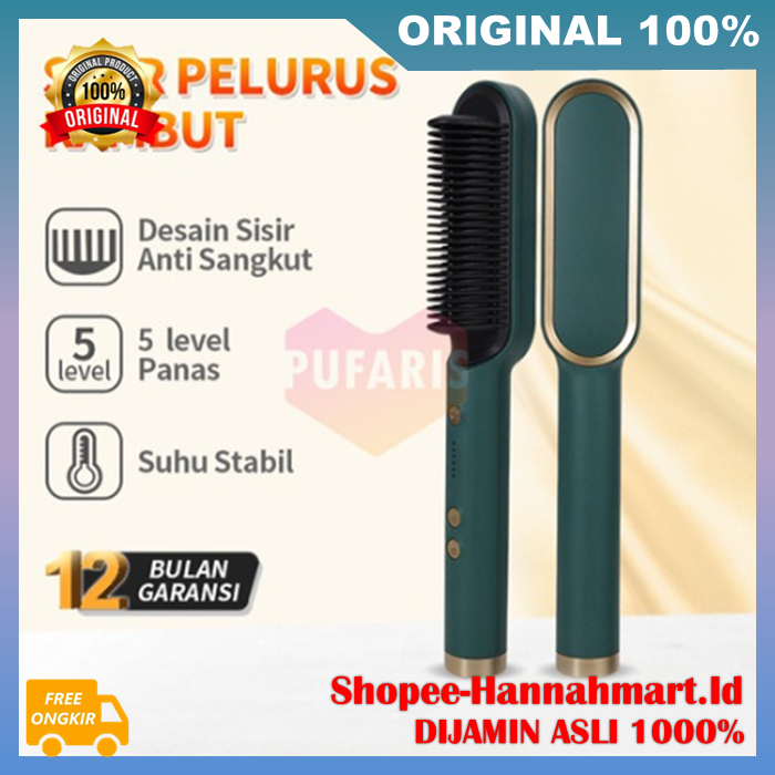 Jual Pelurus Rambut Catokan Sisir Catok In Culter Original Shopee Indonesia