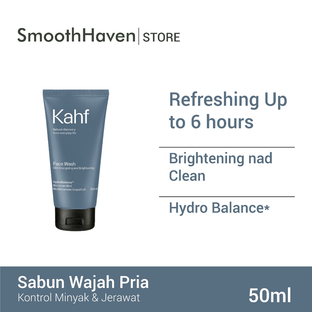 Jual Kahf Skin Energizing and Brightening Face Wash 50 ml Kahf Fce