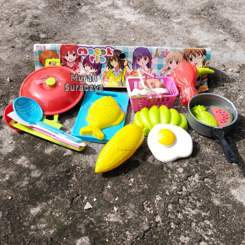 Jual Mainan Masakan Keranjang Set Murah Dan Bagus Food Court KS 28 ...