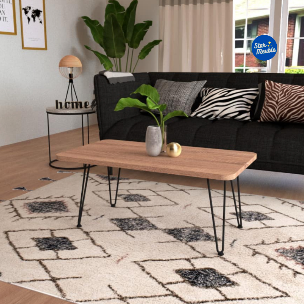 Jual Zane Coffee Table Meja Tamu Kayu Meja Ruang Keluarga Minimalis