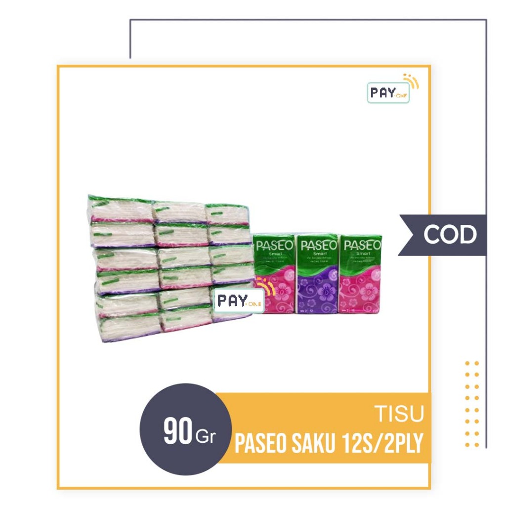 Jual Tisu Paseo Saku Mungil Tissue Paseo Saku Hanky Tisu Pocket 12 ...