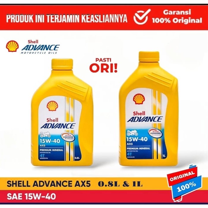 Jual SHELL AX5 ORIGINAL 100% MATIC MANUAL 800ML & 1L | Shopee Indonesia