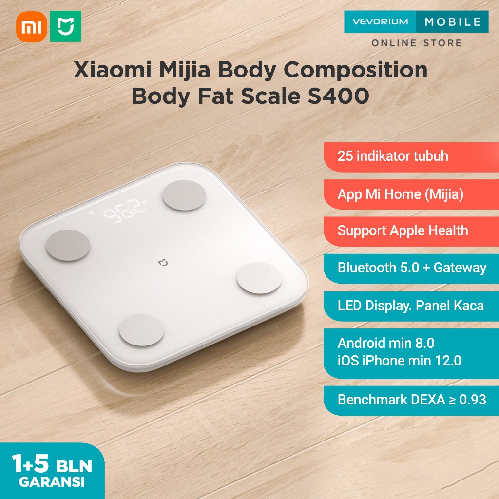 Jual Xiaomi Mi Body Composition Fat Scale 2 13 Indikator Data Komposisi Tubuh Timbangan Badan