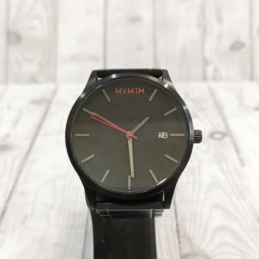 Jam Tangan MVMT Classic II M04 Big Size Quartz Watch Oversized Hitam Pria  Sporty Macho Besar