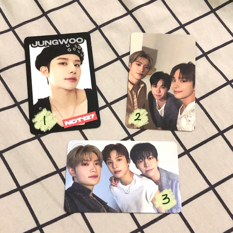 Jual official photocard nct 127 jungwoo, jaehyun, doyoung, dojaejung ...