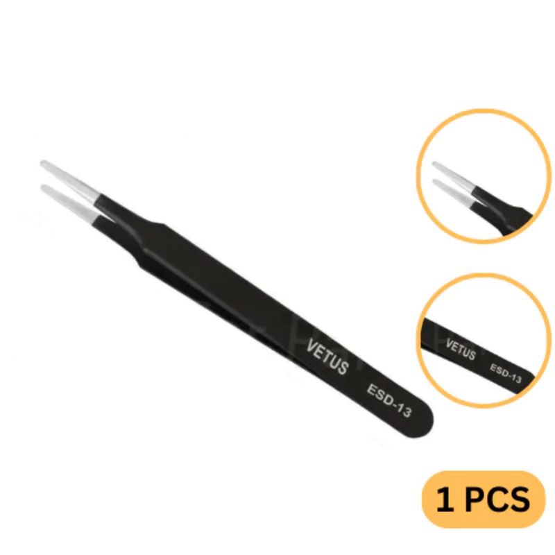 Jual Pinset Tweezer Vetus Lurus Tumpul ESD 13 | Shopee Indonesia