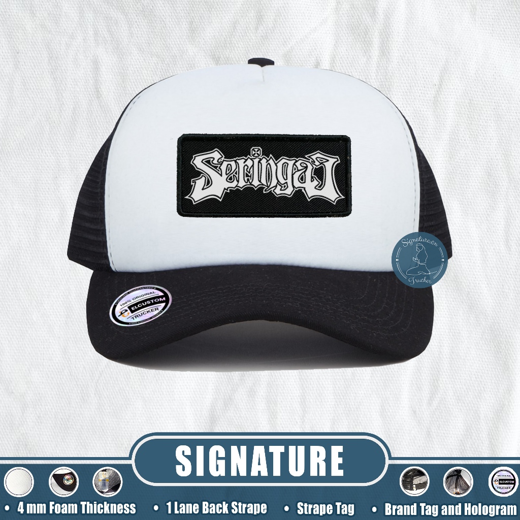 Jual Topi Emblem patch Band Seringai / Topi Trucker / Snapback / Topi ...