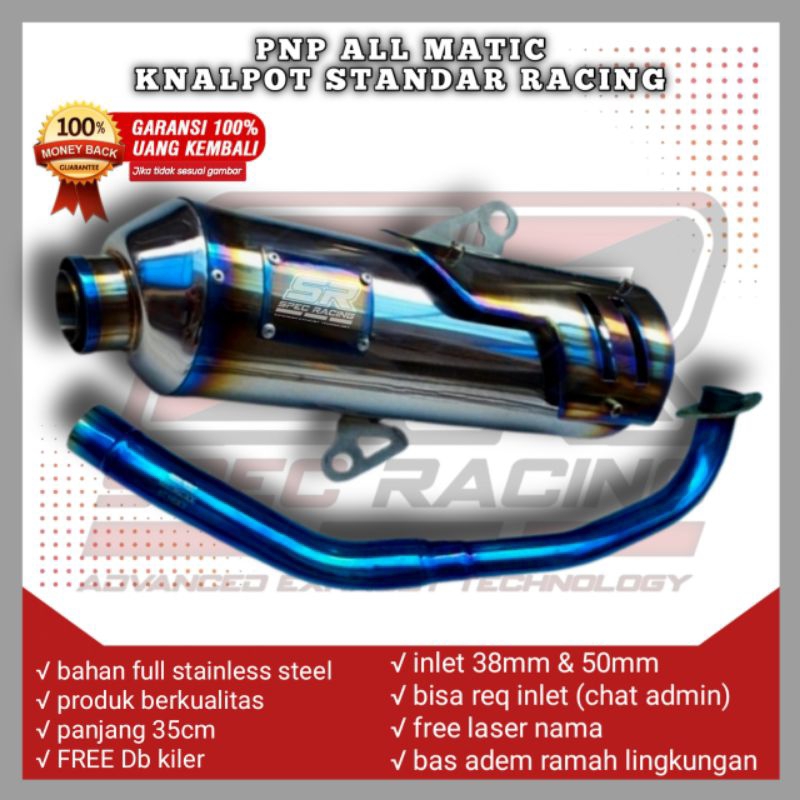 Jual Knalpot Standar Racing Custom Free Db kiler Nmax Aerox Pcx Lexy ...