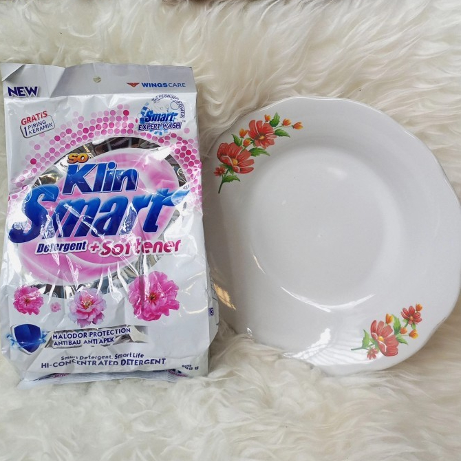 Jual [ECER] gratis piring SO KLIN SMART deterjen bubuk detergen isi 725 ...