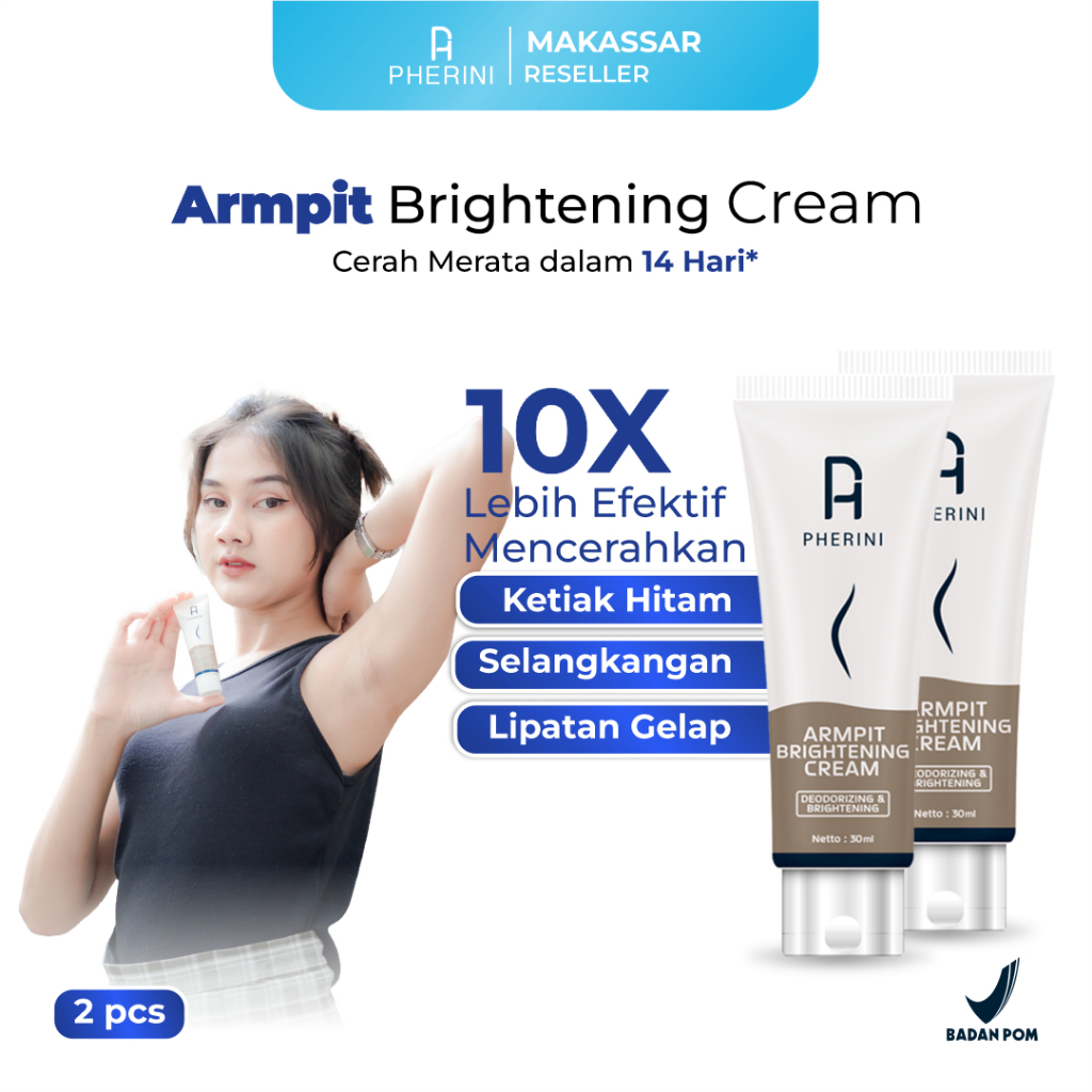 Jual Pherini Armpit Brightening Cream - Pencerah Mencerahkan Ketiak ...