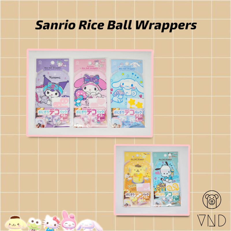 Jual Sanrio Rice Ball Wraps/ Bungkus Onigiri / Hiasan bekal ORI Japan ...