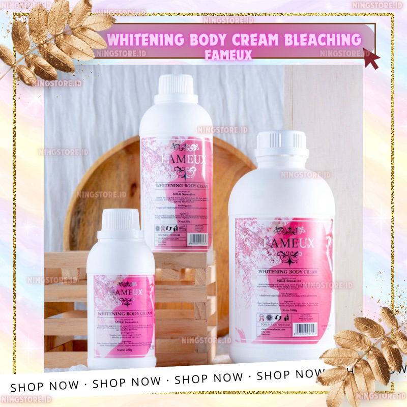 Jual FAMEUX WHITENING BODY CREAM BLEACHING Shopee Indonesia