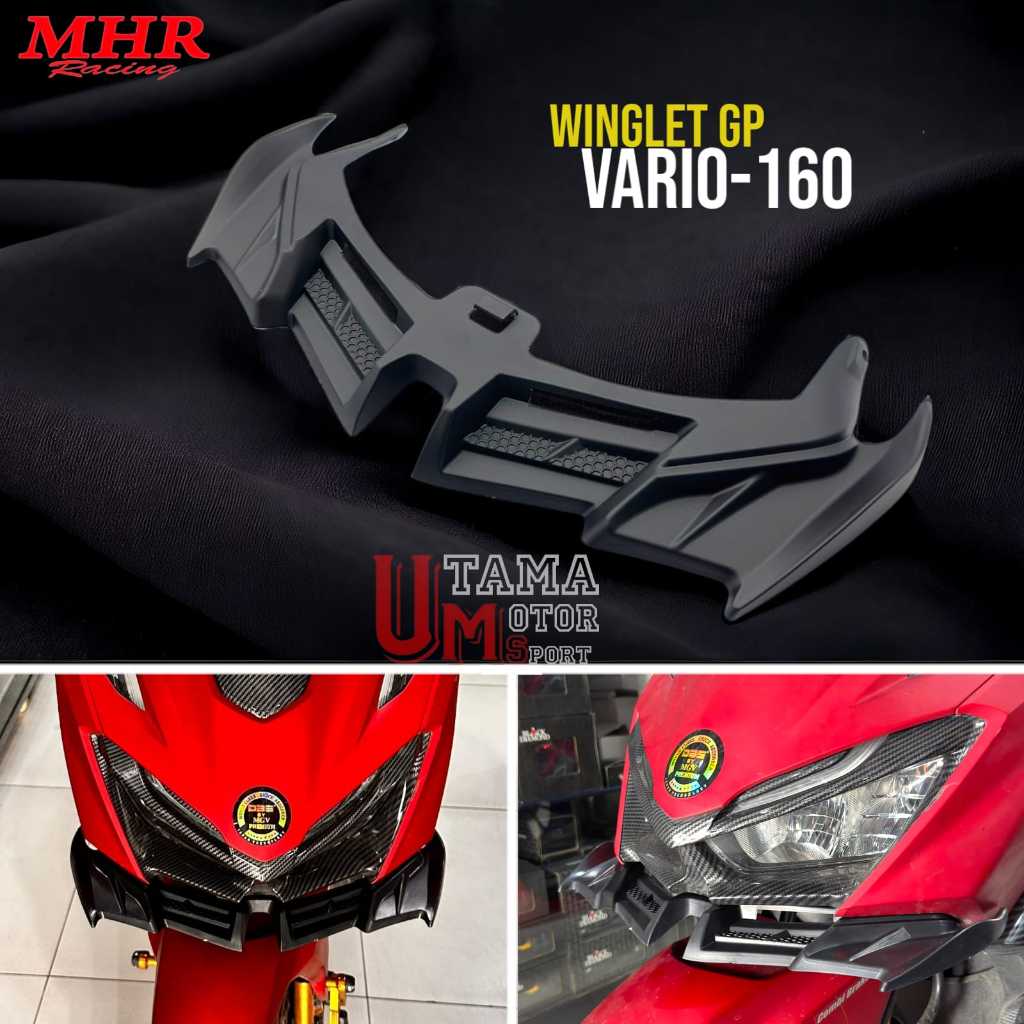 Jual Winglet Kumis Vario160 / Vario-160 / Click-160 Model GP Balap ...