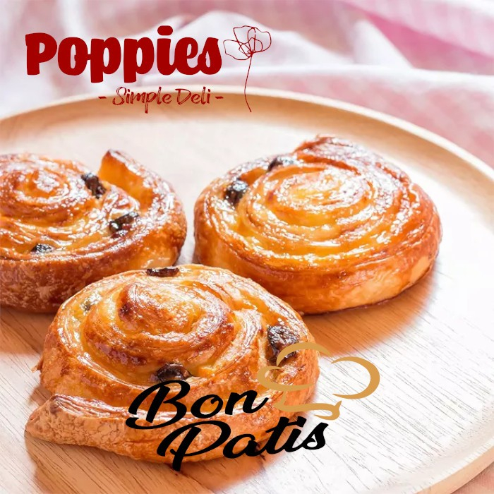Jual Adonan Danish Raisin - BONPATIS - Danish Kismis - Pain Aux Raisin ...
