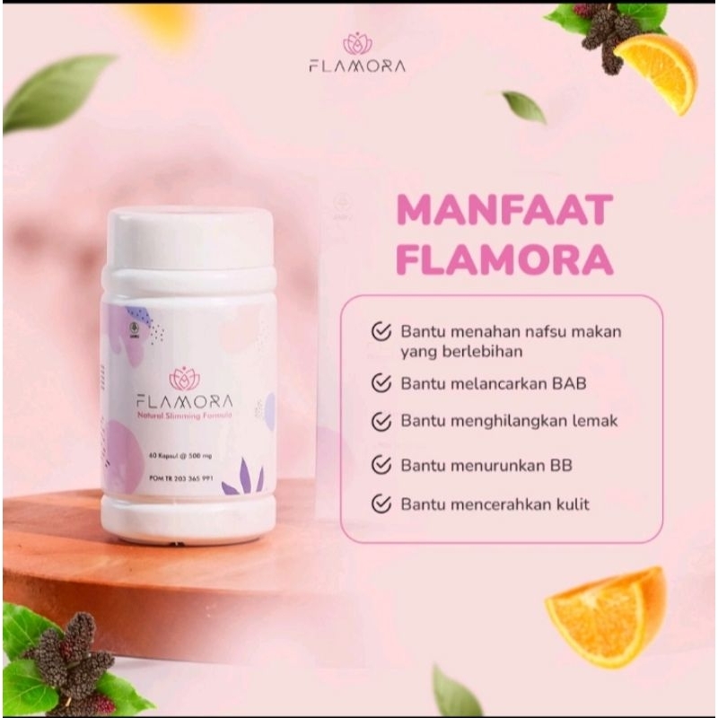 Jual Flamora Slimming Capsule Kapsul Pelangsing Badan Herbal 60