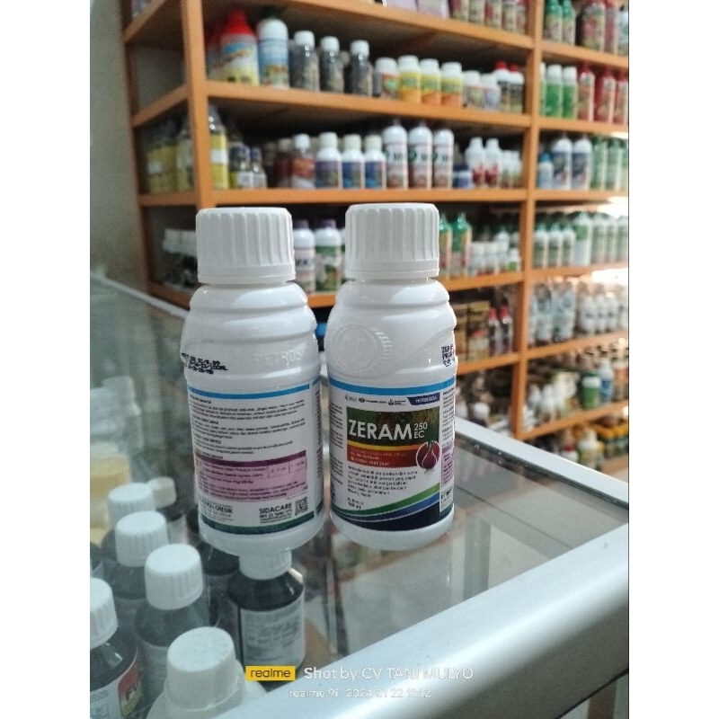 Jual Basmi Rumput merk ZERAM 250 EC Kemasan 100 ml ORIGINAL Herbisida ...