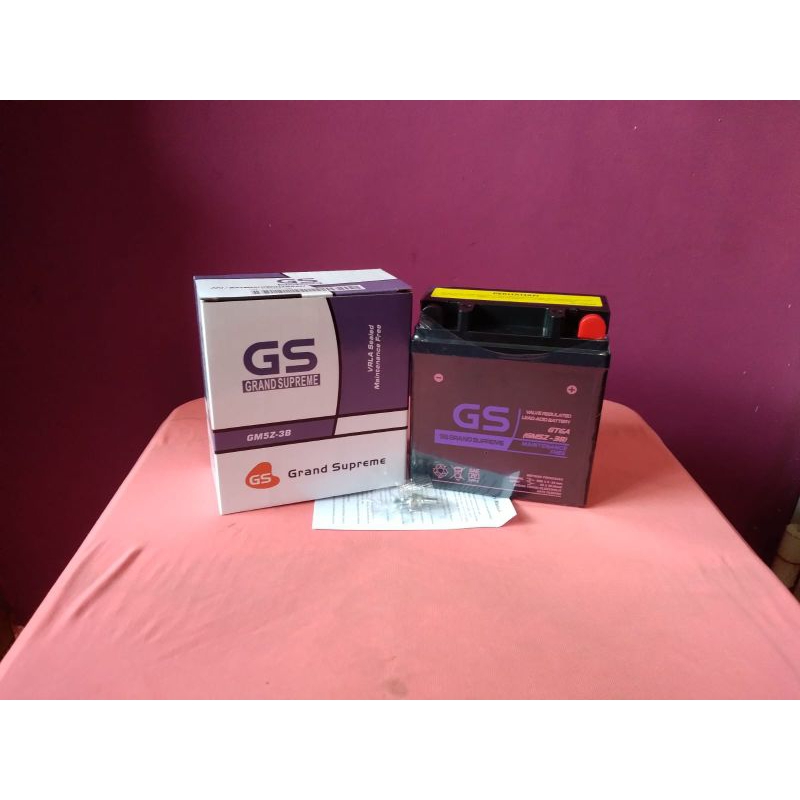 Jual Aki motor fiz r, crypton, alfa aki gs grand supreme gm5z-3b aki ...