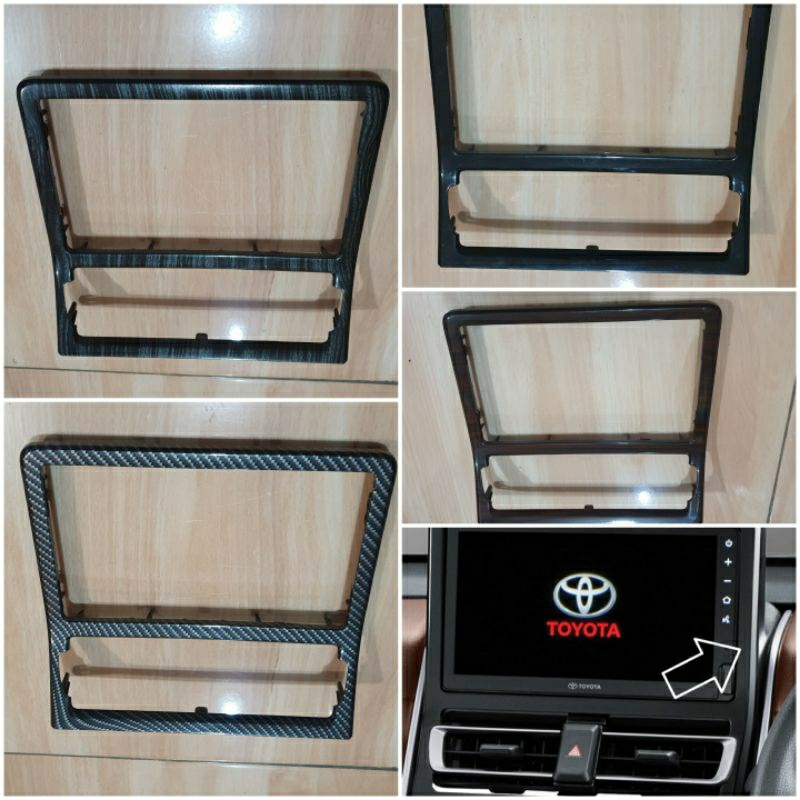 Jual FRAME PANEL TAPE AUDIO HEAD UNIT TOYOTA INNOVA ZENIX | Shopee ...