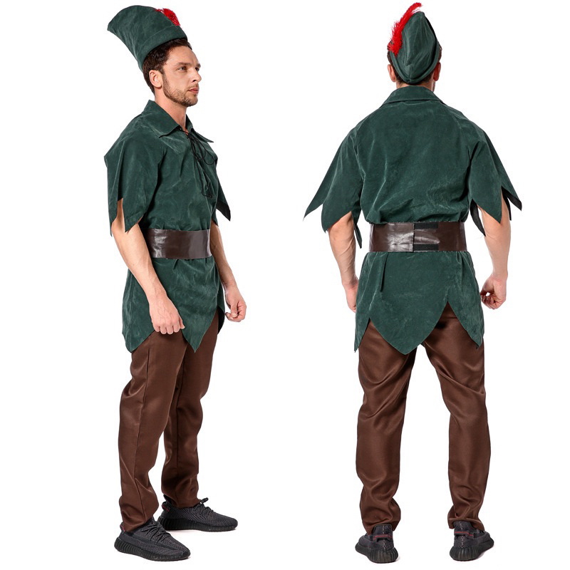 Jual jojokids | M-2563 | archor robin hood peter pan man adult costume ...