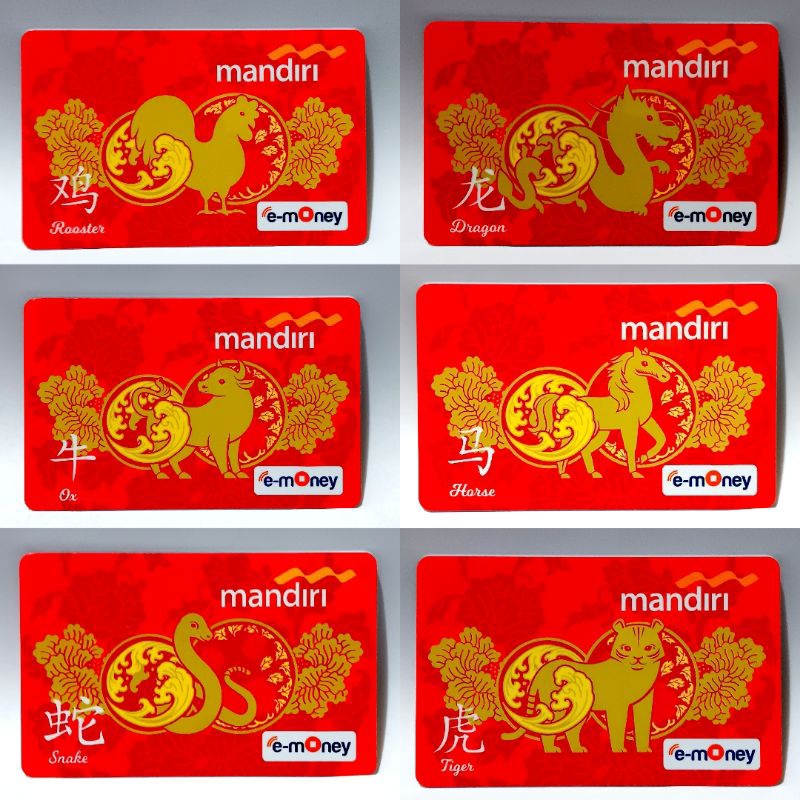 Jual Emoney Shio Mandiri Original Asli Glossy | Shopee Indonesia