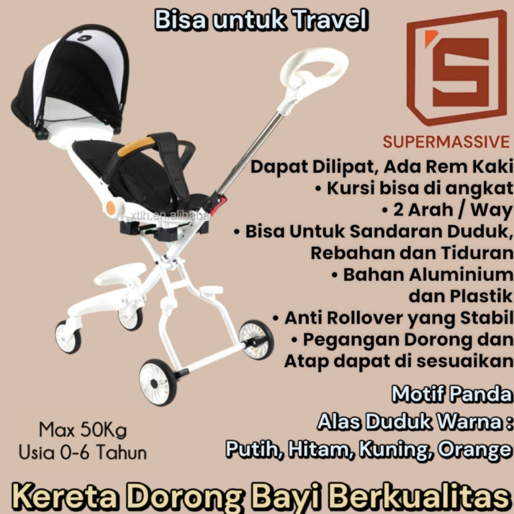 Stroller baby 2025 untuk travel