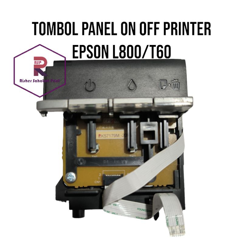 Jual Panel tombol on off printer Epson L800 copotan unit ready | Shopee ...