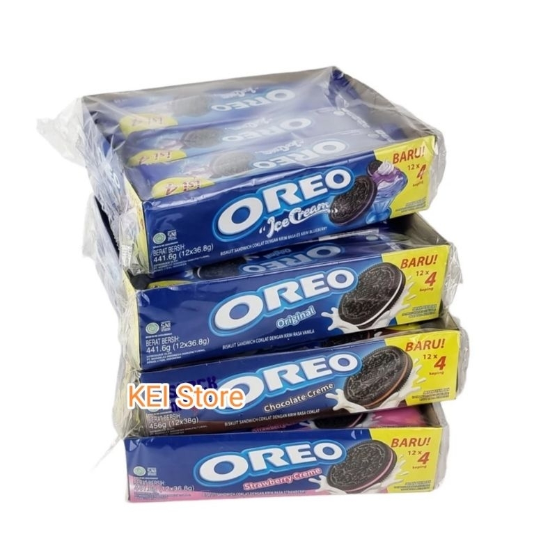 Jual Oreo Biskuit Sandwich Box Isi Bungkus Shopee Indonesia