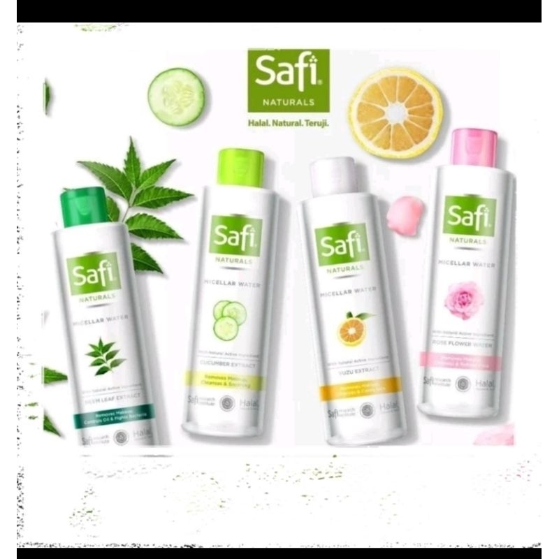 Jual SAFI MICELLAR WATER 200 ML ALL VARIAN | Shopee Indonesia