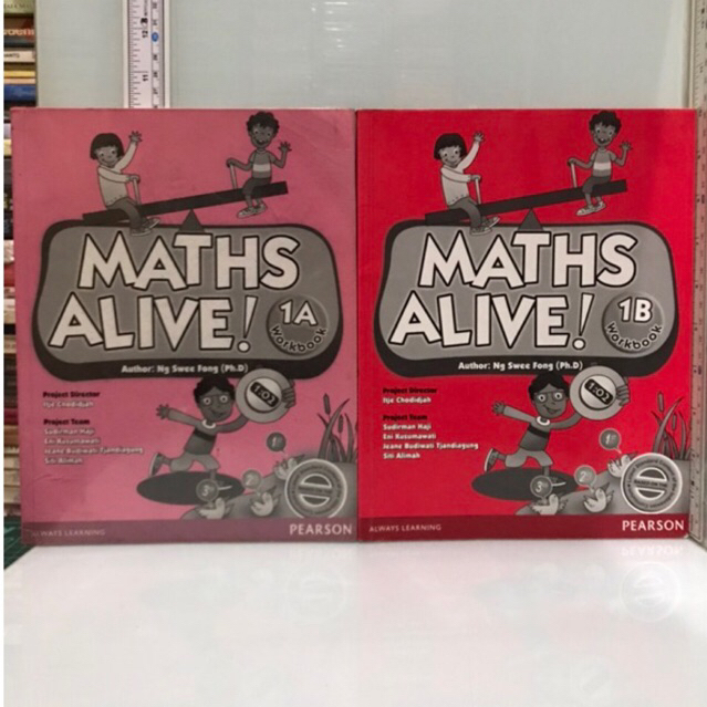 Jual MATHS ALIVE workbook 1A, 1B Ng Swee Fong Harga Satuan | Shopee ...