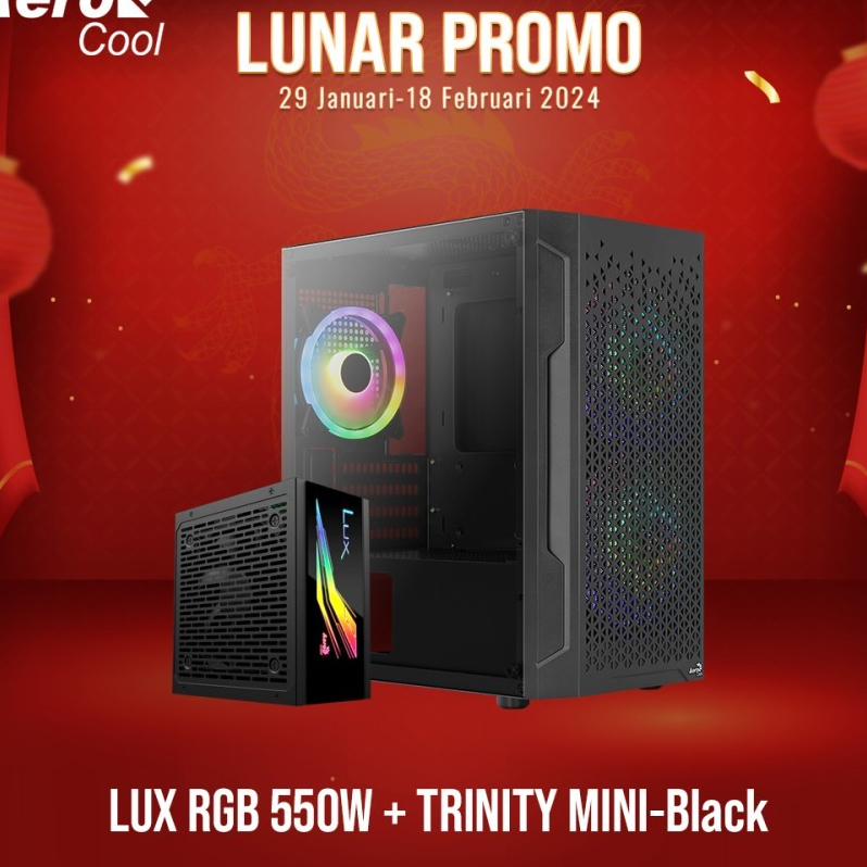 Jual Aerocool Trinity Mini - Bundle ( LUX 550W RGB + TRINITY MINI ...