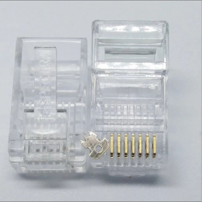 Jual Spectra RJ45 Cat5e Cat6 High Quality Pin Besi Tebal | Shopee Indonesia