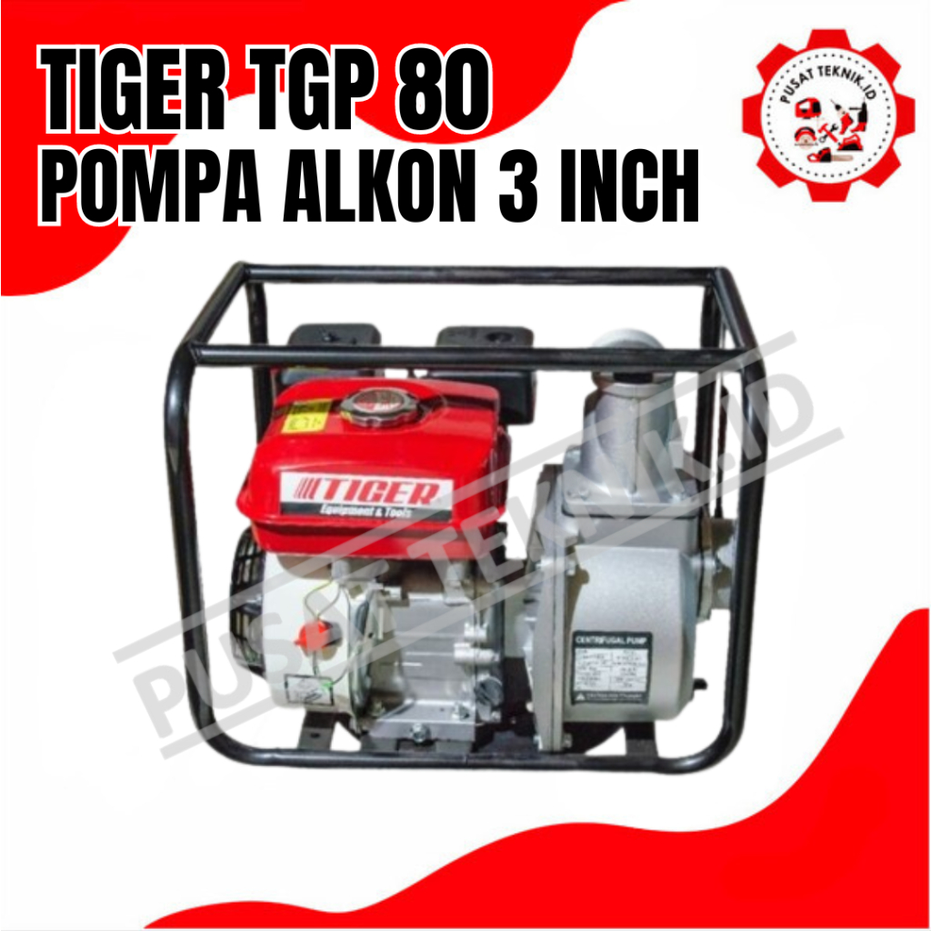 Jual TIGER TGP 80 WATERPUMP 3INCH MESIN POMPA AIR IRIGASI SAWAH POMPA ...