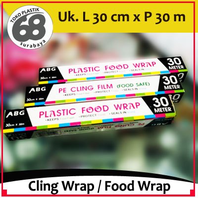 Plastik Wrap / Cling Wrap for Food Kemasan Box Plus Pemotong Merk ABG