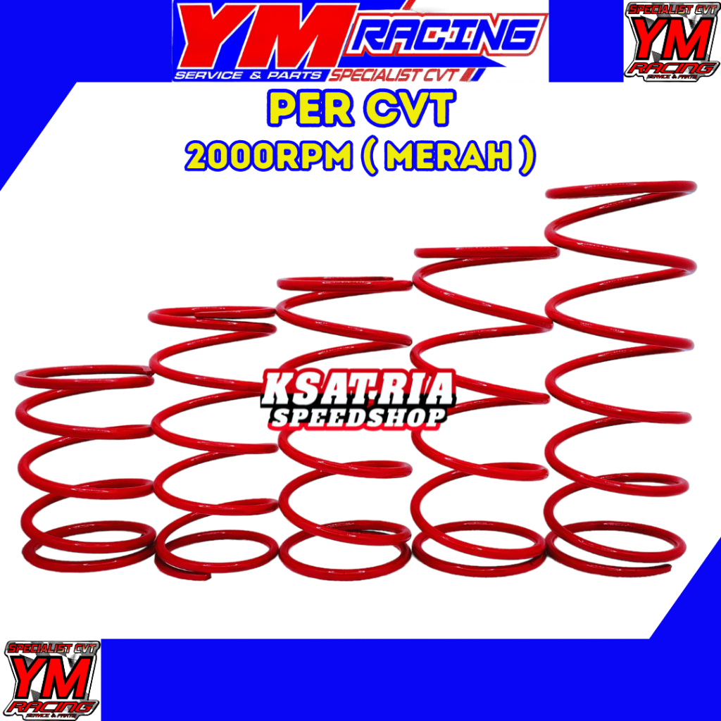 Jual PER CVT YM RACING 2000RPM ALL MATIC | CVT | (Beat/Mio/Vario/Scoopy ...