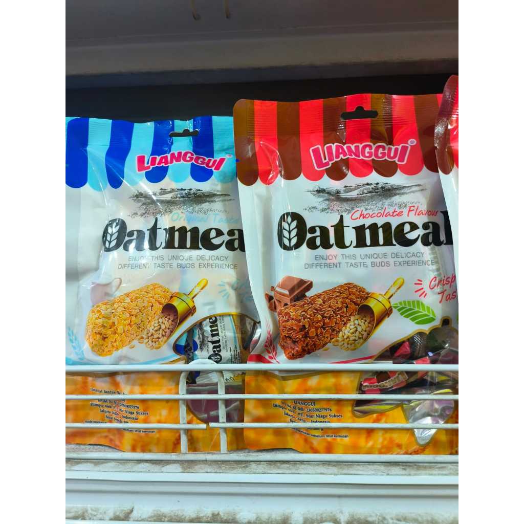 Jual Lianggui Oatmeal / Oatmeal Crispy Taste / Oatmeal Bentuk Bar/ Rasa ...
