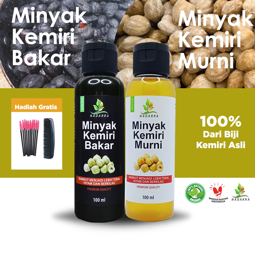 Jual Nadara Minyak Kemiri Bakar Dan Kemiri Murni 100% Original ...