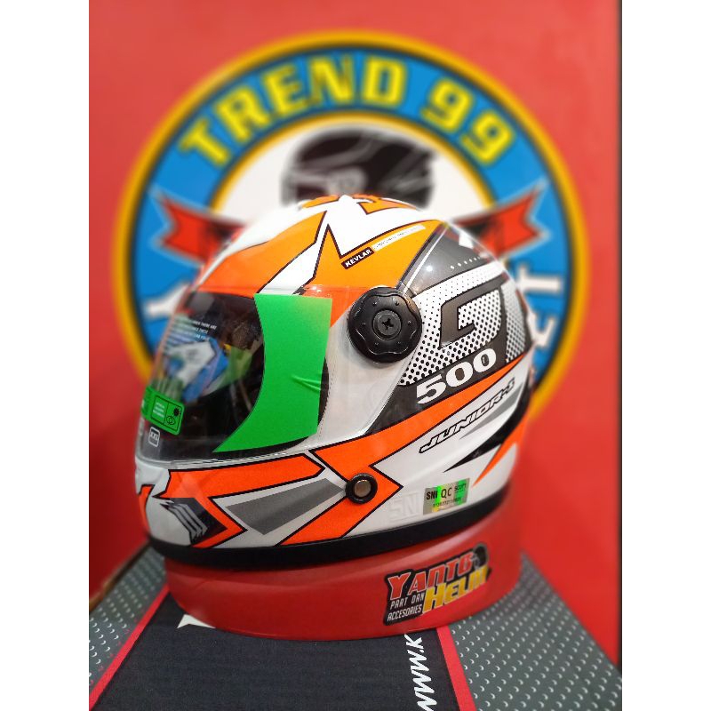 HELM FULL FACE ANAK MERK SCOTT || HELM FULL FACE ANAK USIA 3-10 TAHUN ||