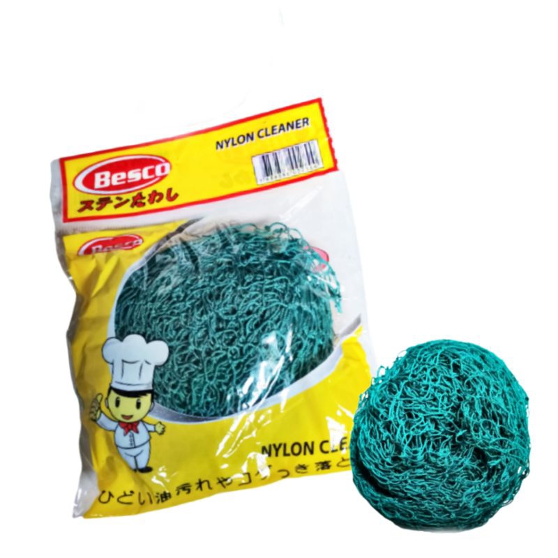 Jual 1 Pcs Sabut Jaring Jala Cuci Piring Besco/Serabut Nylon Jaring ...