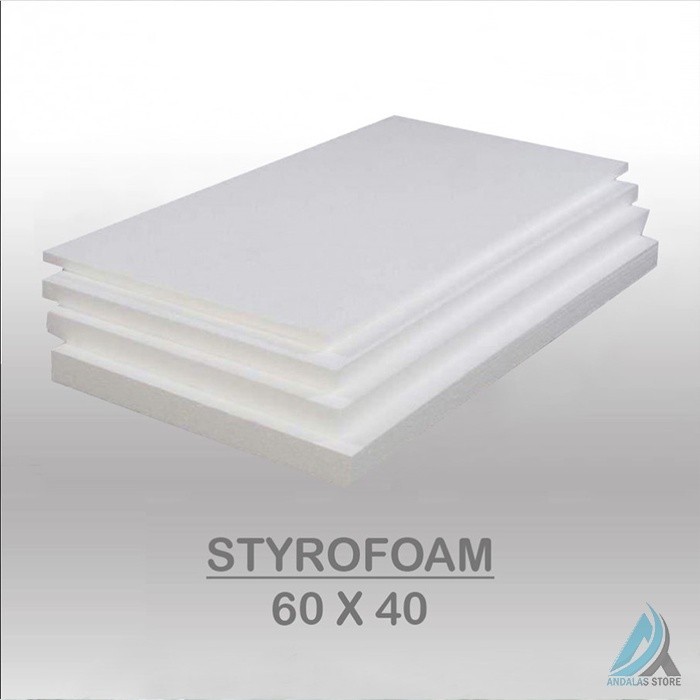 Jual 60x40cm Papan Styrofoam Gabus Lembaran Ukuran 60 x 40 Styrofoam ...
