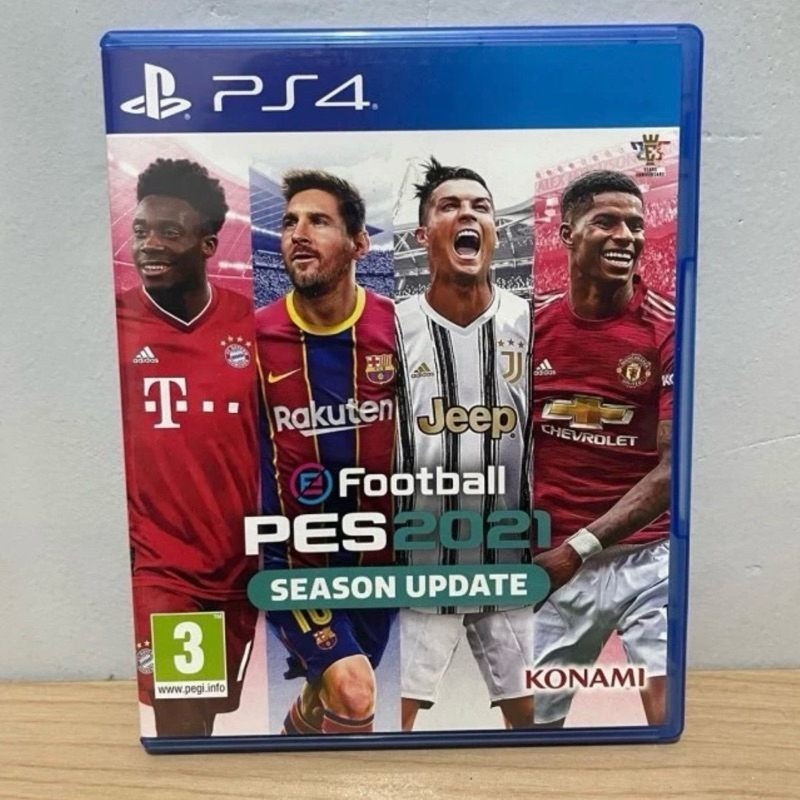 Pes 2021 PS4 PS5 Kaset Pes2021 Playstation PS eFootball Konami CD Games  Sepak Bola 21 Pes21 Pro Evolution Soccer disc Football 2023 bd baru segel 