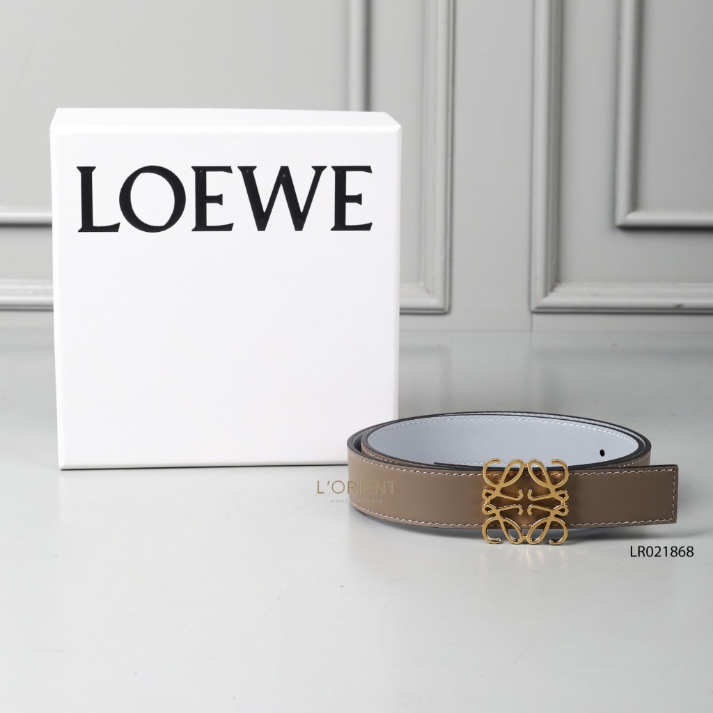 ANAGRAM CHUNKY 4CM BELT / D.CIGAR