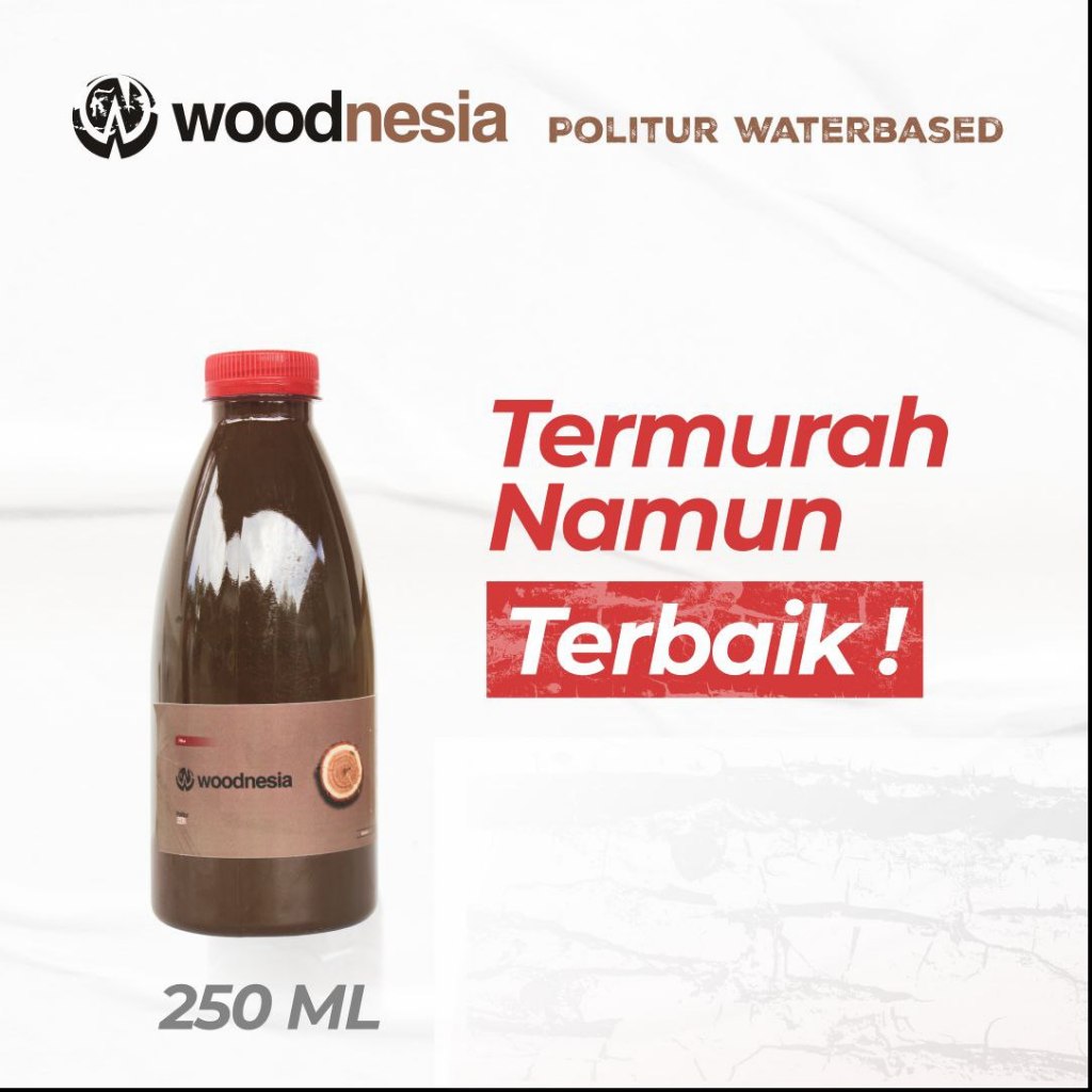 Jual Politur Plitur Water Based kayu jati dan kayu mahoni walnut